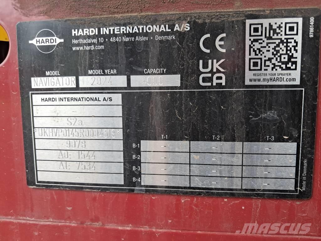 Hardi Navigator 40i Ťahané postrekovače