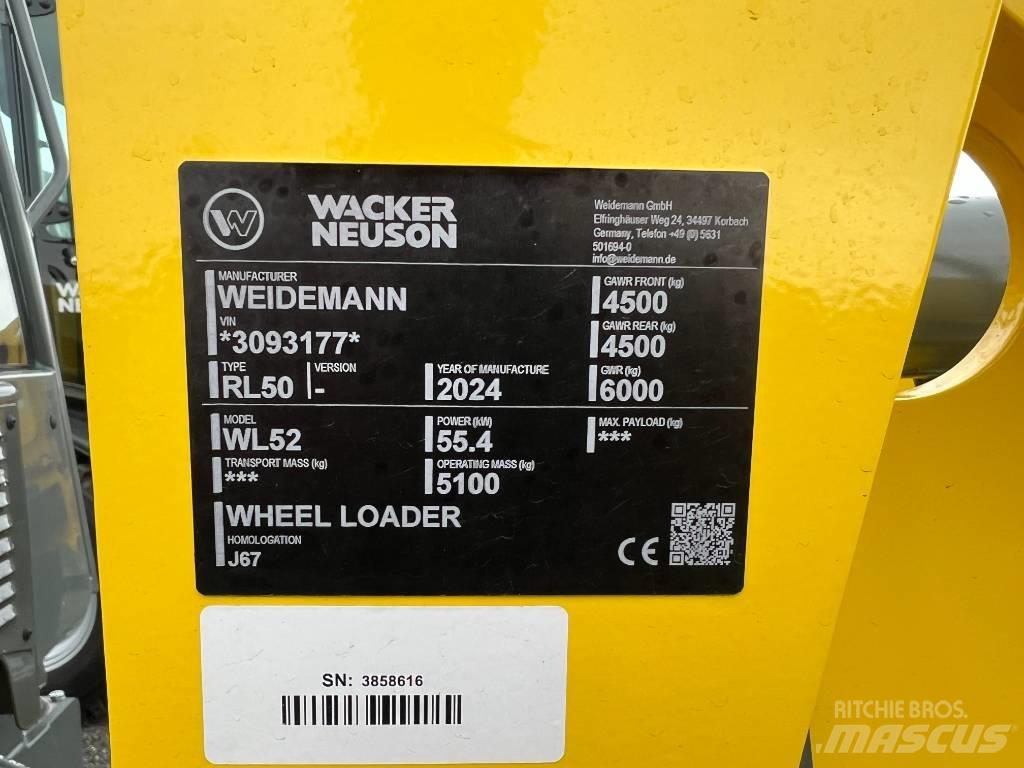 Wacker Neuson WL 52 Kolesové nakladače