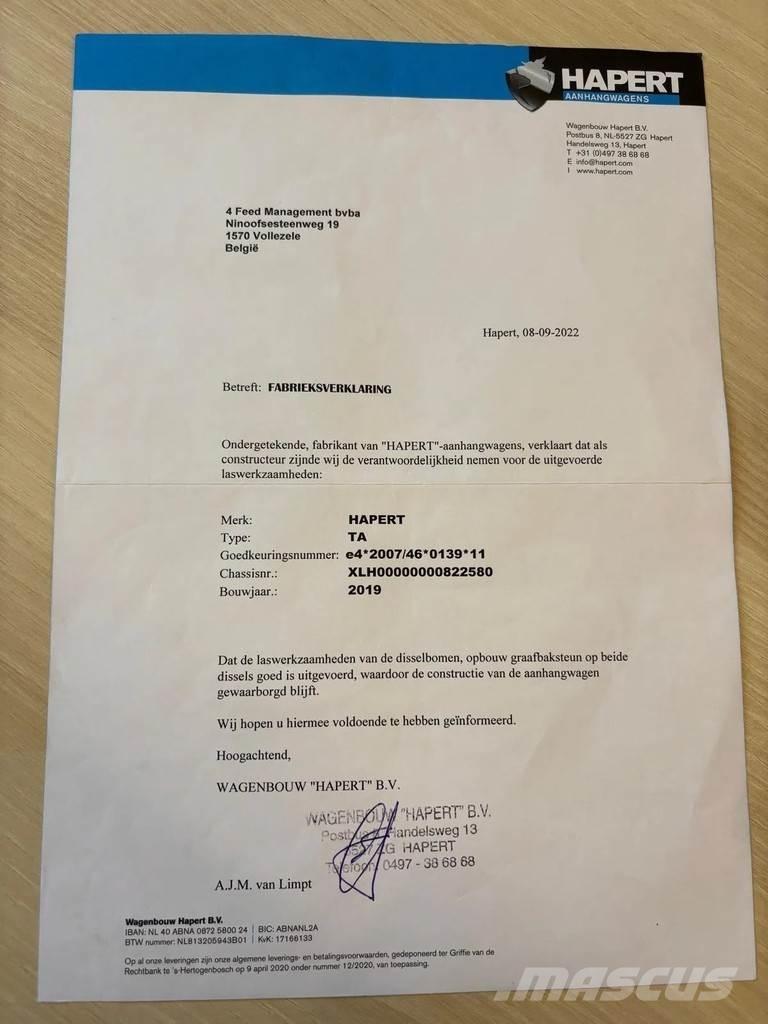 Hapert LF2 Prívesy na prepravu automobilov