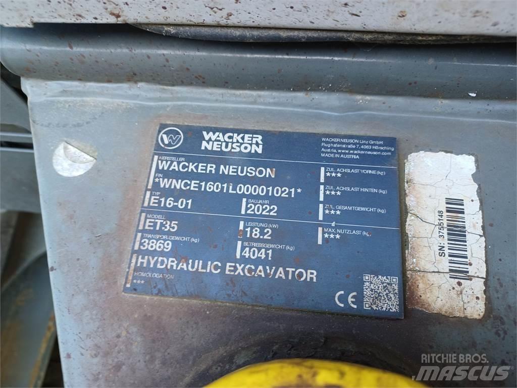 Wacker Neuson ET35 Pásové rýpadlá