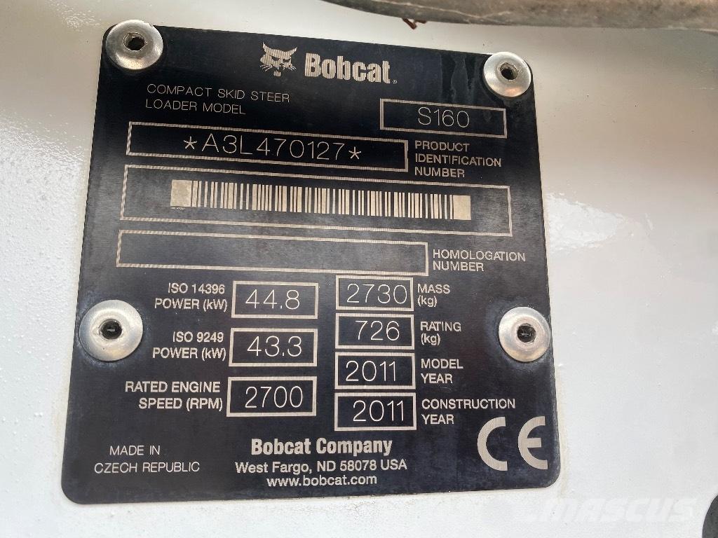 Bobcat S 160 Šmykom riadené nakladače