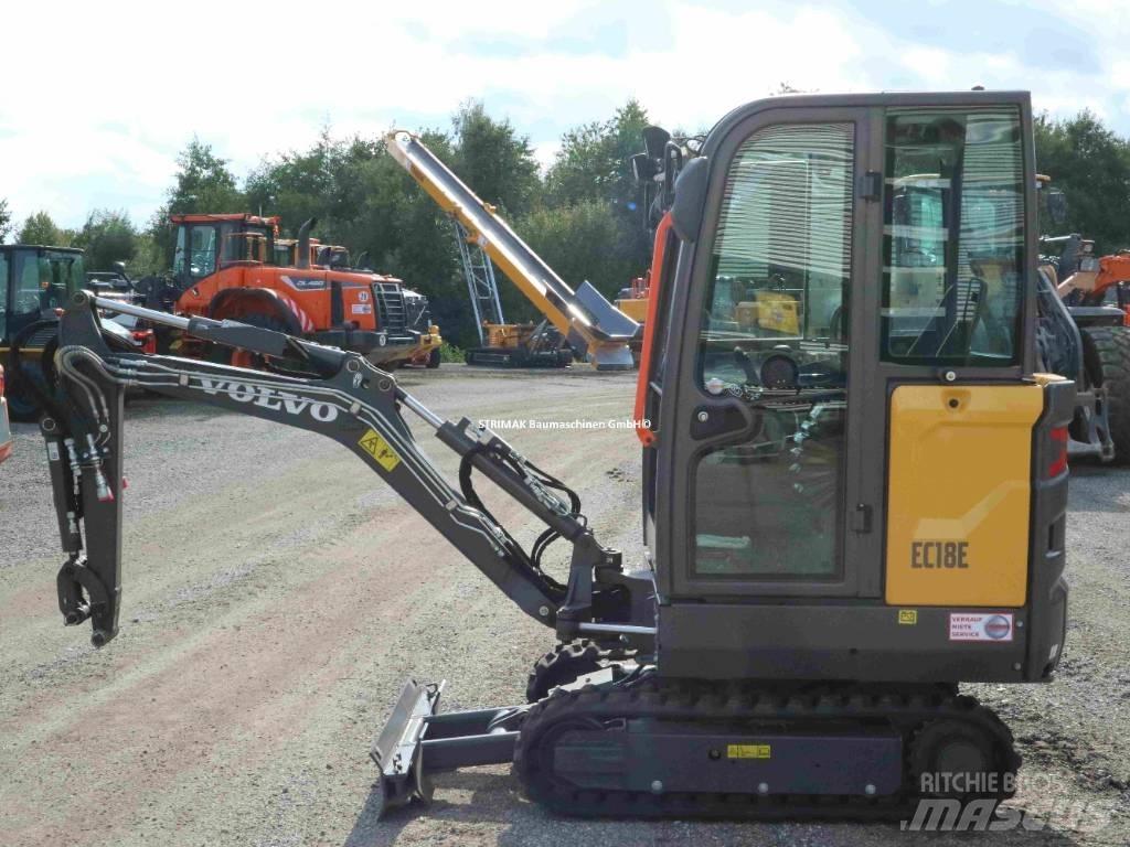 Volvo EC 18 E Mini rýpadlá < 7t