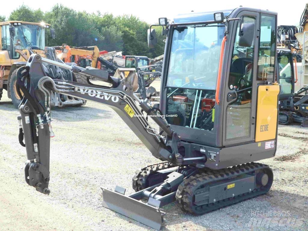 Volvo EC 18 E Mini rýpadlá < 7t
