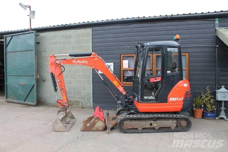 Kubota KX 61-3 Mini rýpadlá < 7t