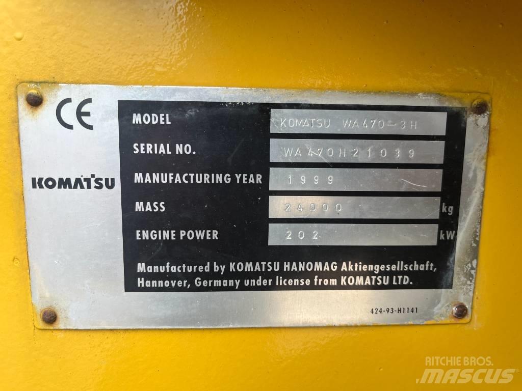 Komatsu WA 470-3H Kolesové nakladače