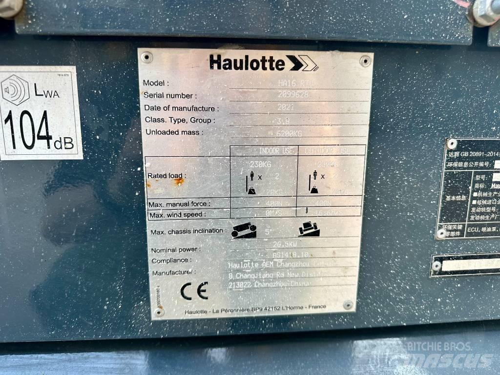 Haulotte HA16RTJ Kĺbové plošiny