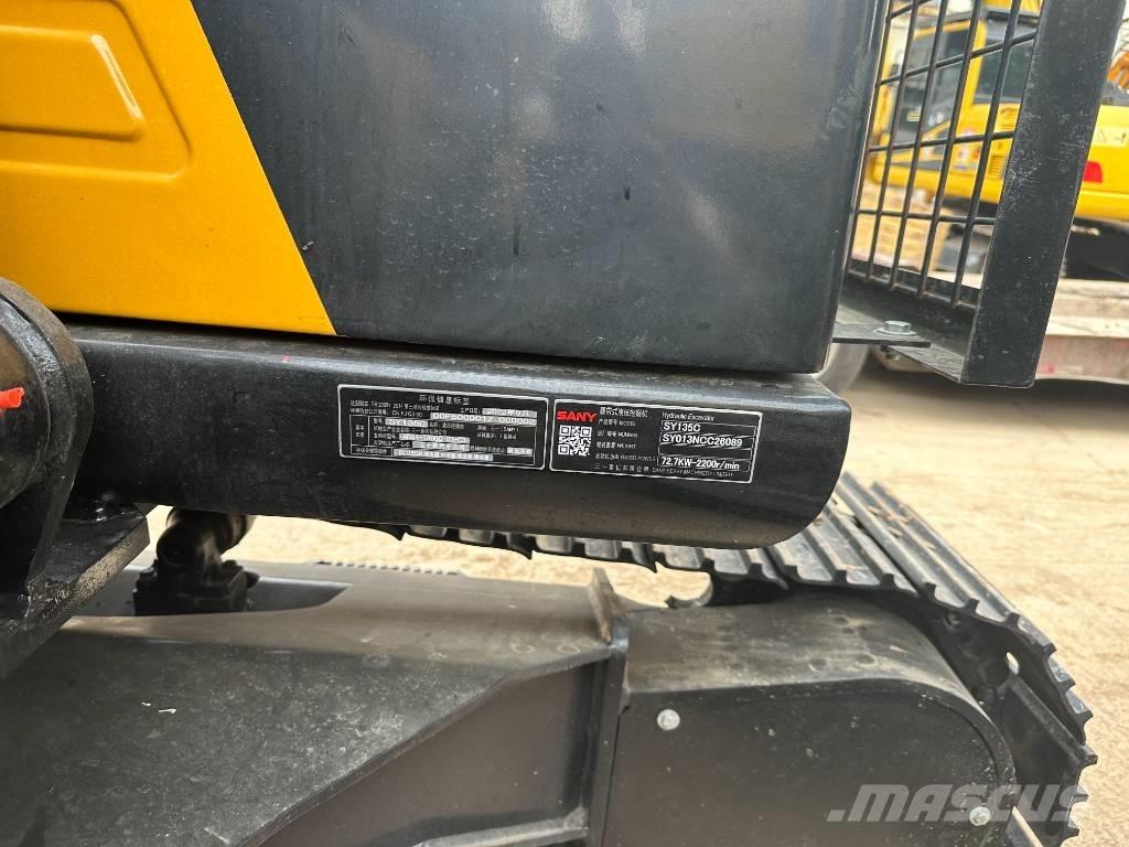 Sany SY 135 C Midi rýpadlá 7 t - 12 t