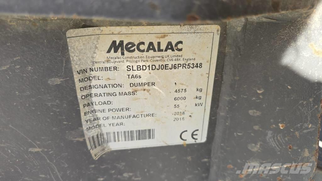 Mecalac TA 6 S Kĺbové nákladné autá