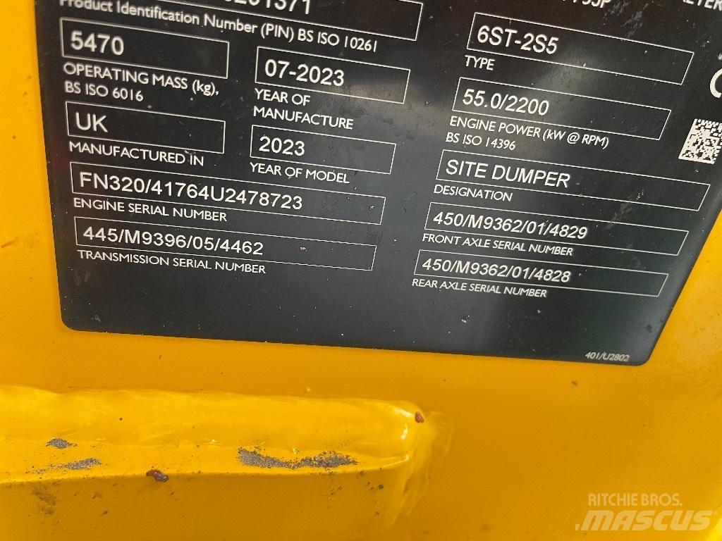 JCB 6 T Stavebné sklápače