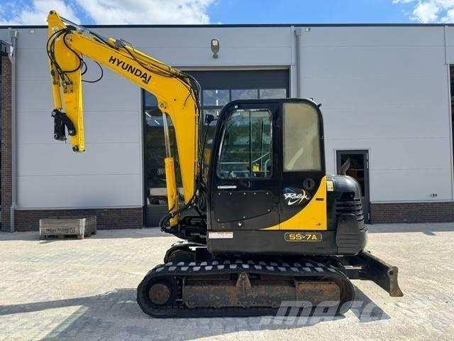 Hyundai Robex 55-7 Mini rýpadlá < 7t