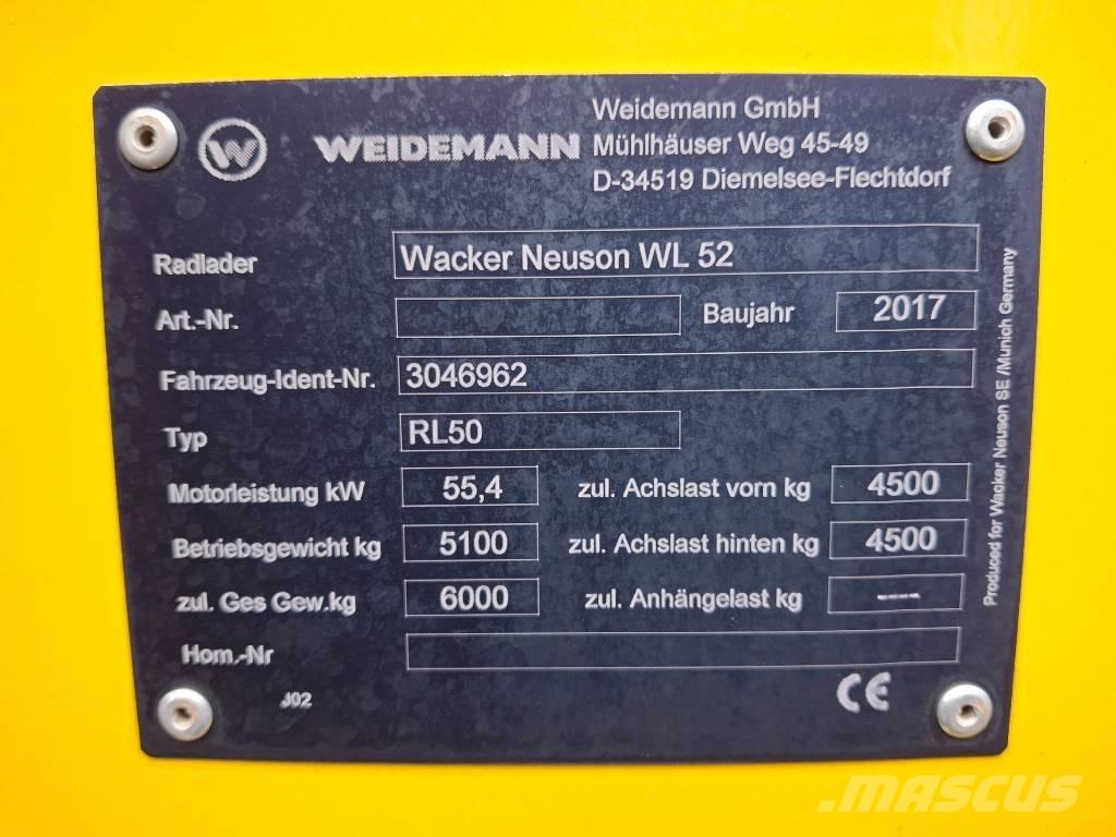 Wacker Neuson WL 52 Kolesové nakladače