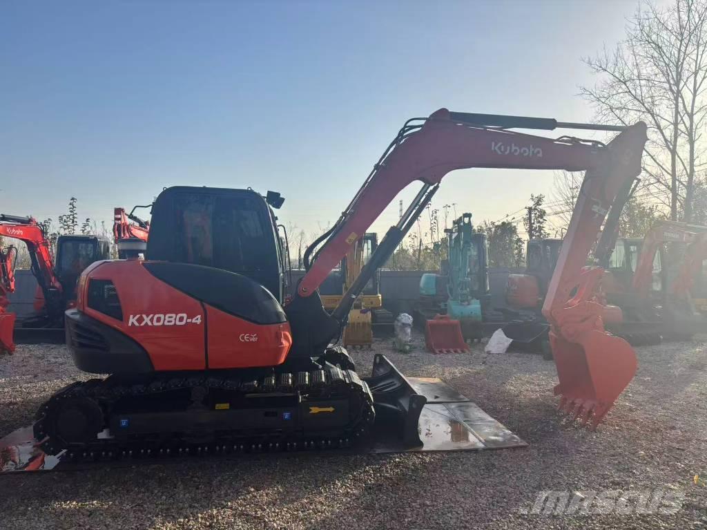 Kubota KX 080-4 Midi rýpadlá 7 t - 12 t