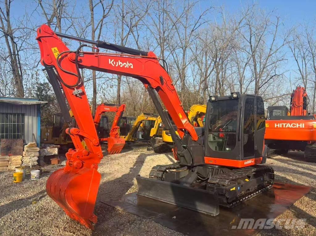 Kubota KX 080-4 Midi rýpadlá 7 t - 12 t