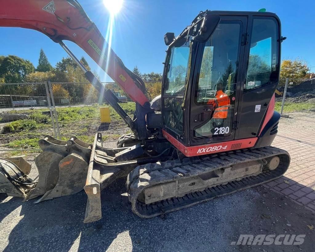 Kubota KX-080-4 Mini rýpadlá < 7t