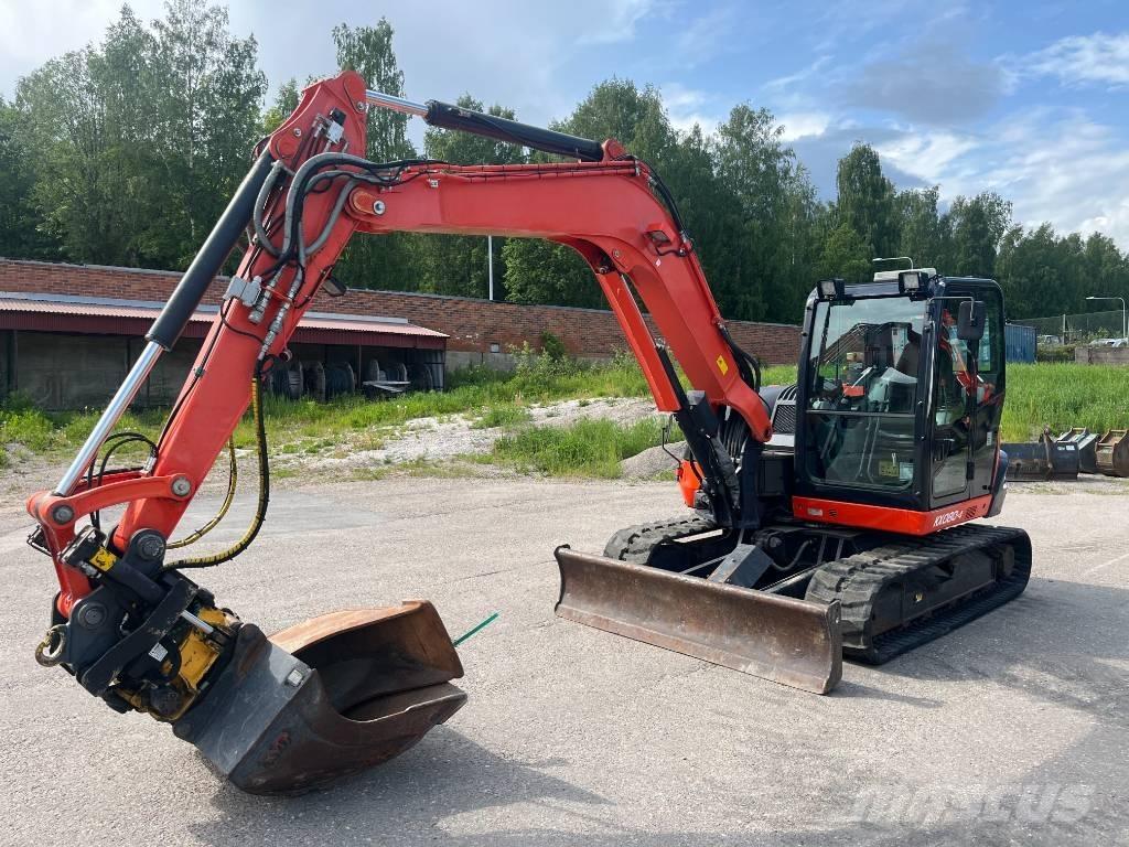 Kubota KX 080 Midi rýpadlá 7 t - 12 t