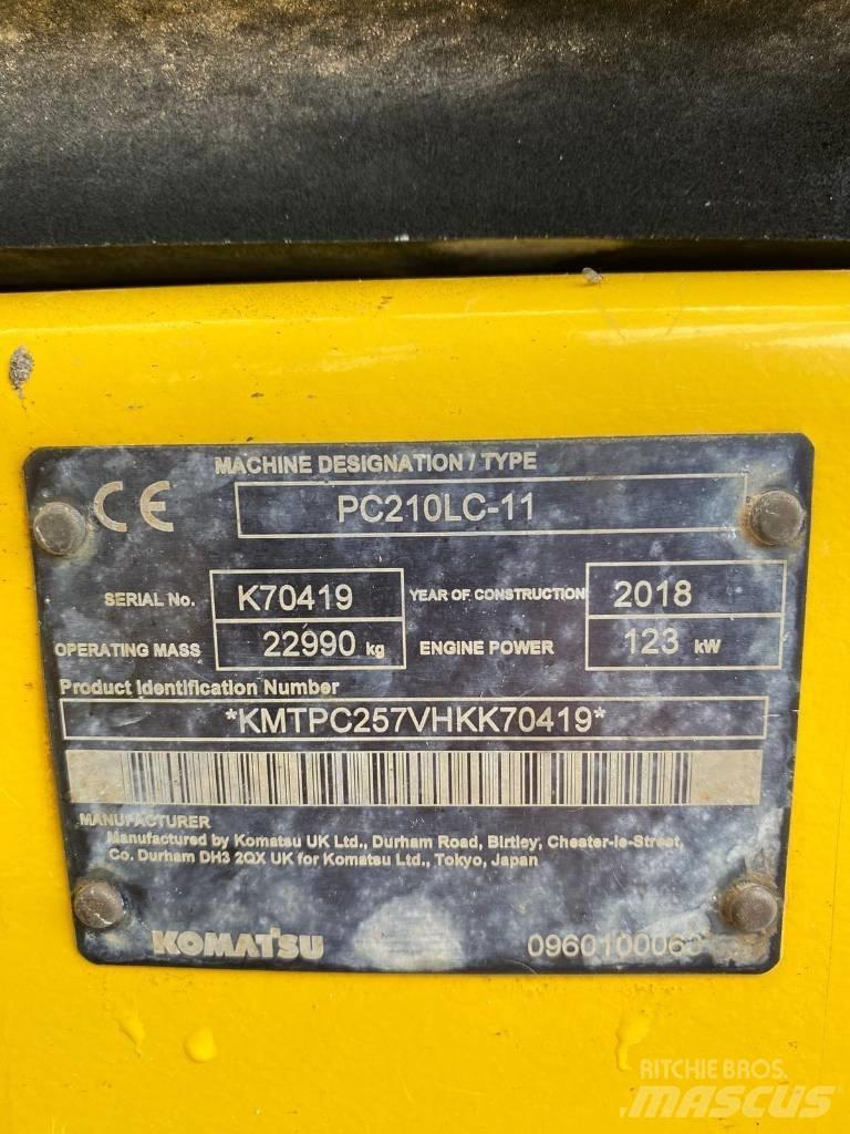 Komatsu PC 210 LC Pásové rýpadlá