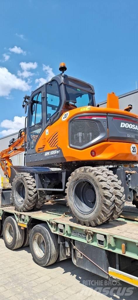 Doosan DX 100 W-7 Kolesové rýpadlá