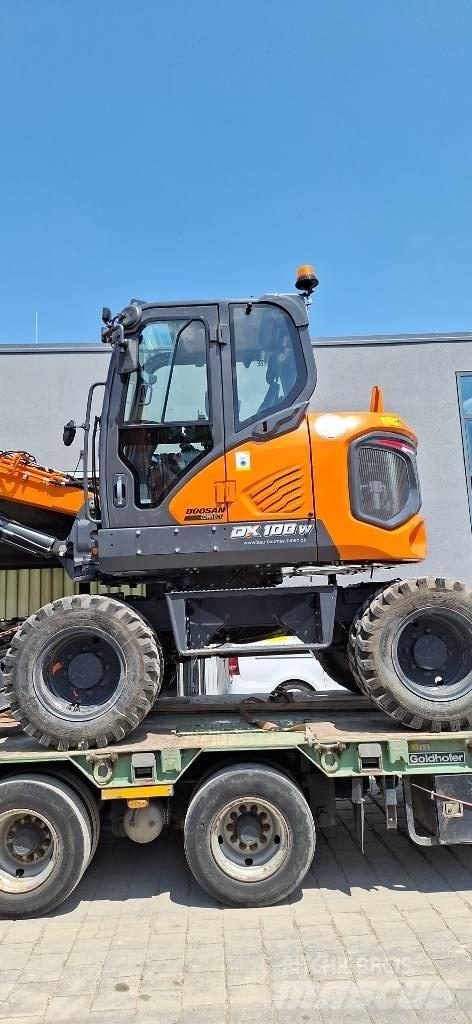 Doosan DX 100 W-7 Kolesové rýpadlá