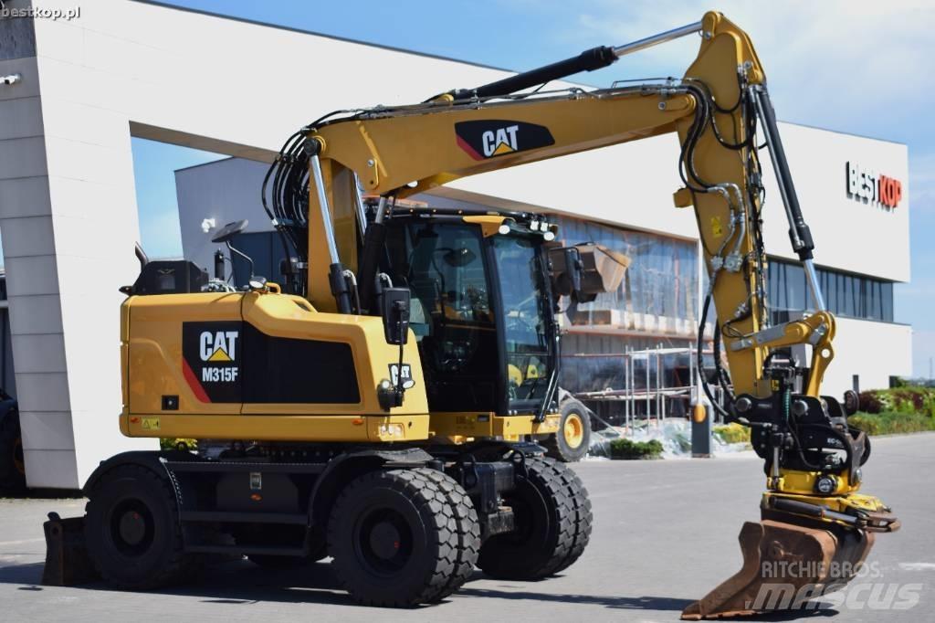 CAT M 315 F Kolesové rýpadlá