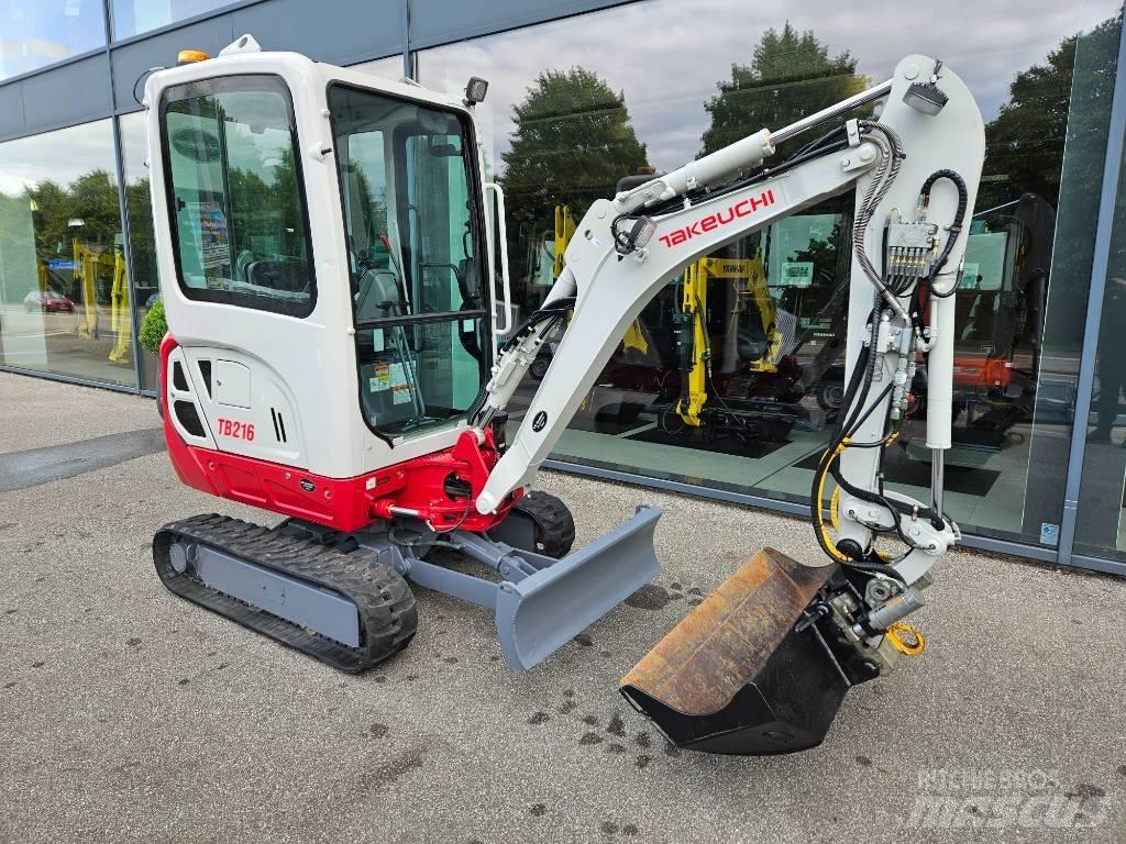 Takeuchi TB 216 Mini rýpadlá < 7t