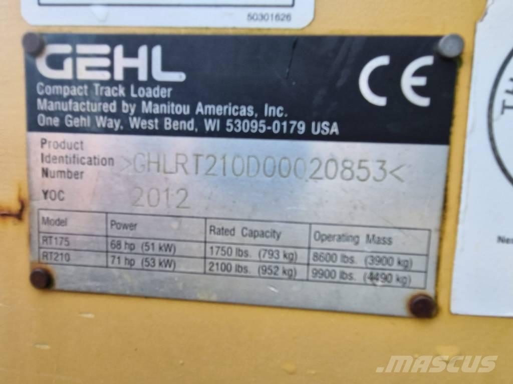Gehl RT 210 Pásové nakladače