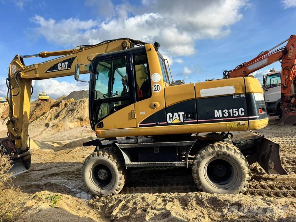 CAT M 315 C Kolesové rýpadlá