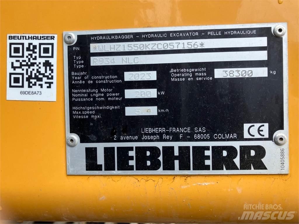 Liebherr R934 Pásové rýpadlá