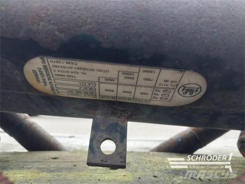 BPW - ACHSE TDB 0860 Ďalšie poľnohospodárske stroje