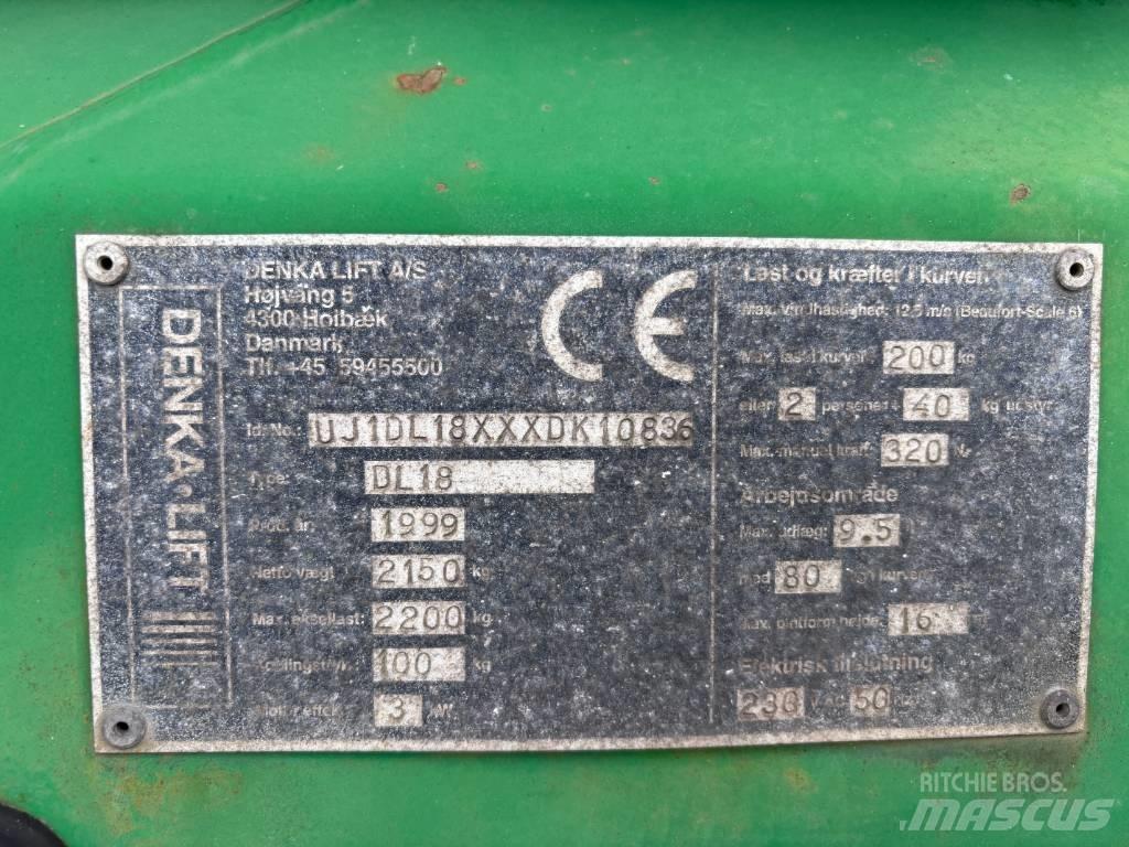 Denka-Lift DL 18 Prívesové plošiny