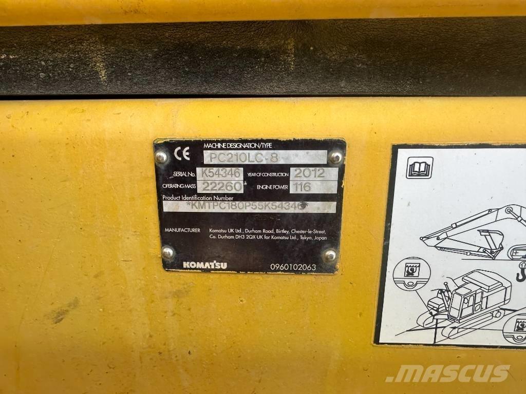 Komatsu PC 210 LC-8 Pásové rýpadlá