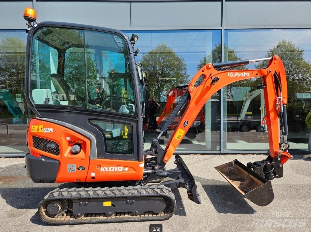 Kubota KX 019-4 Mini rýpadlá < 7t