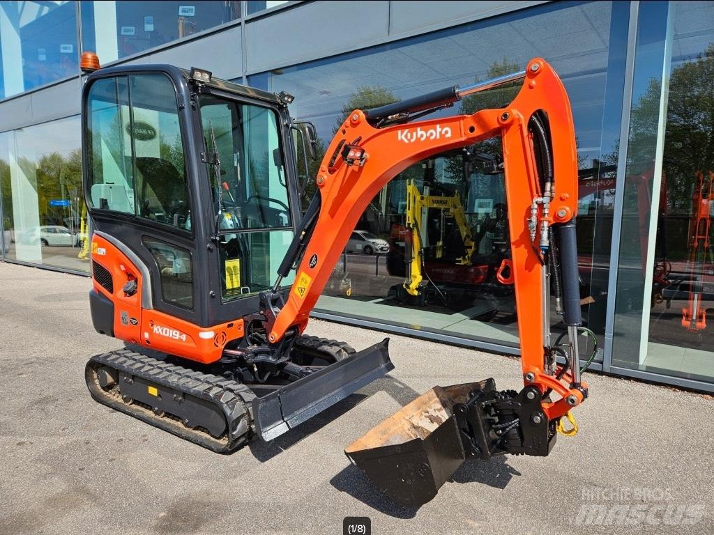 Kubota KX 019-4 Mini rýpadlá < 7t