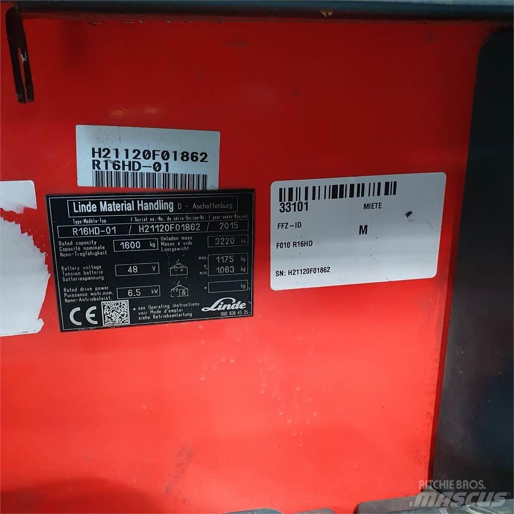 Linde R16HD Retraky