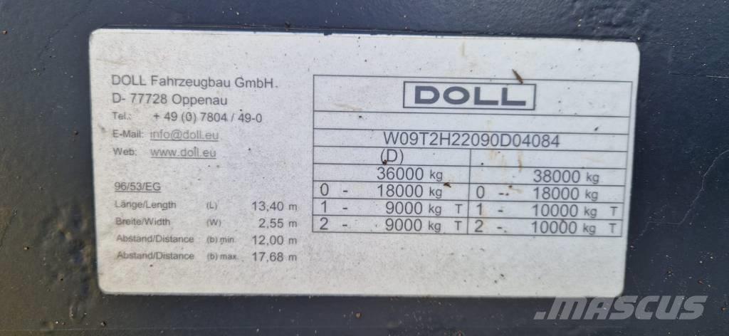 Doll T2H Podvalníkové návesy