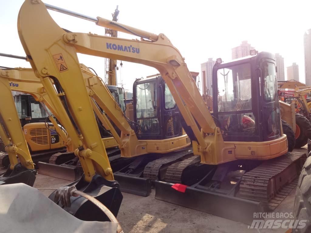 Komatsu PC56-7 Pásové rýpadlá