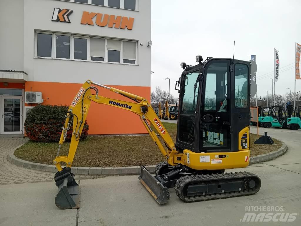 Komatsu PC 16 R-3HS Mini rýpadlá < 7t