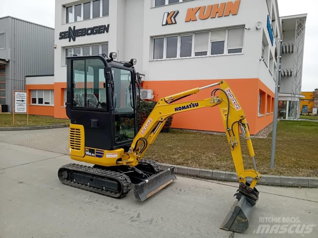 Komatsu PC 16 R-3HS Mini rýpadlá < 7t