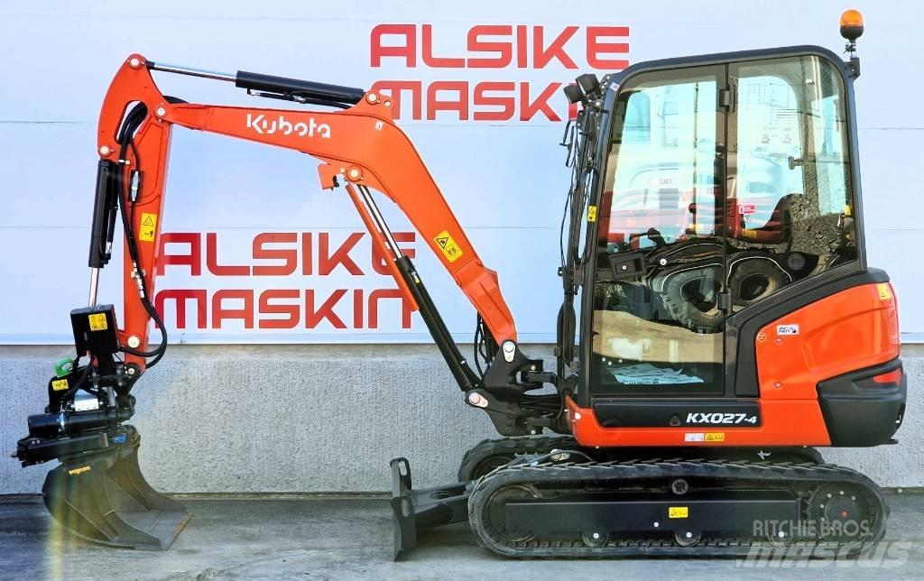 Kubota KX 027-4 Mini rýpadlá < 7t