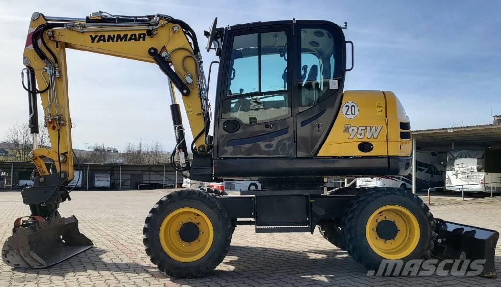 Yanmar B 95 W Kolesové rýpadlá