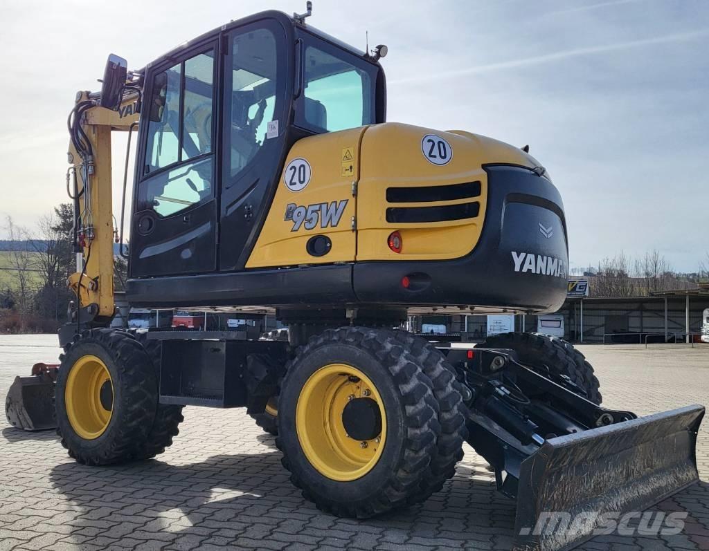 Yanmar B 95 W Kolesové rýpadlá
