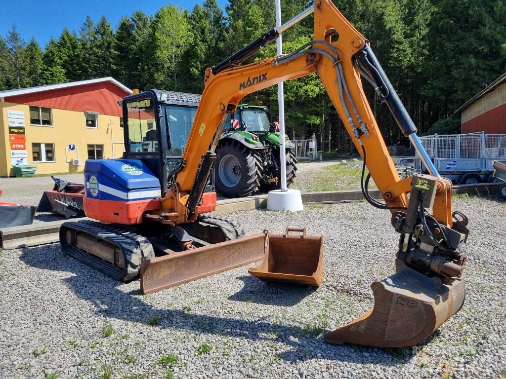 Hanix H 55 DR Mini rýpadlá < 7t