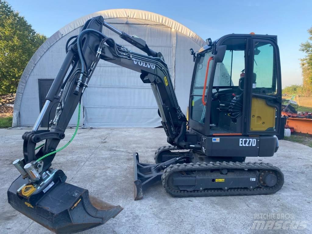 Volvo EC 27 D Mini rýpadlá < 7t