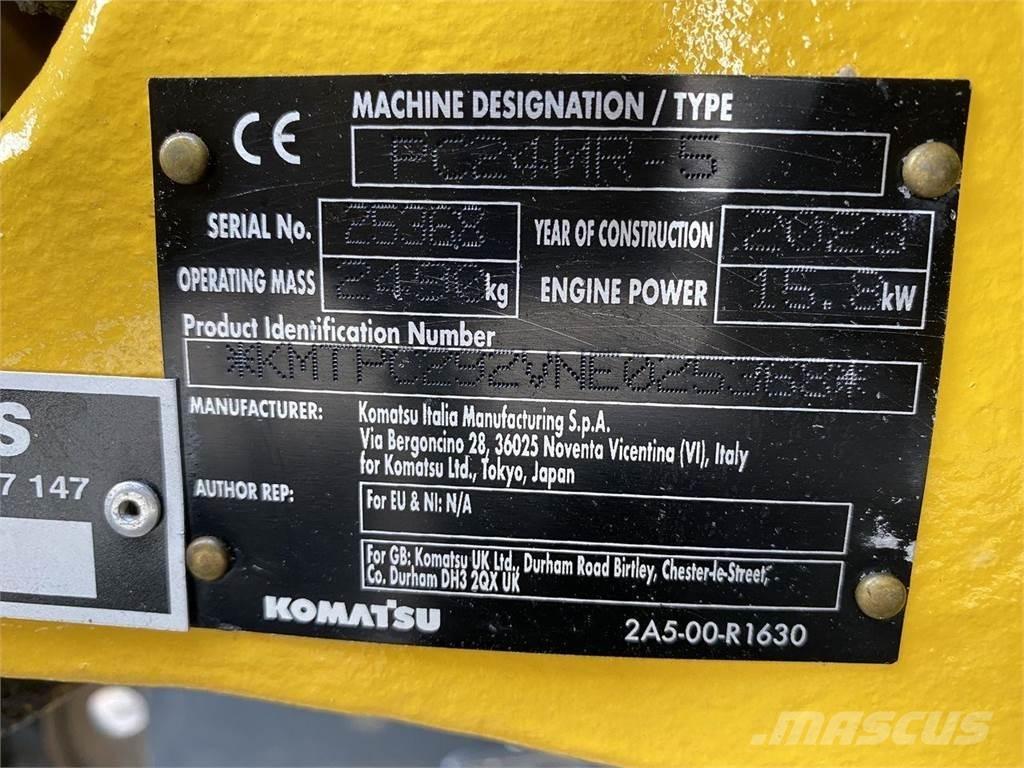 Komatsu PC24MR-5 Kolesové rýpadlá