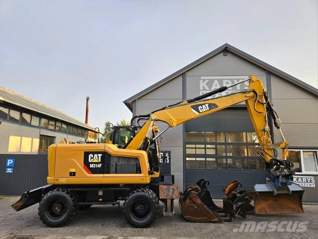 CAT M 314 Kolesové rýpadlá