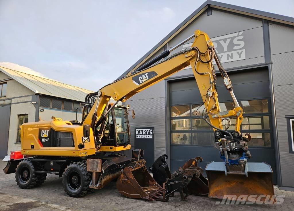 CAT M 314 Kolesové rýpadlá