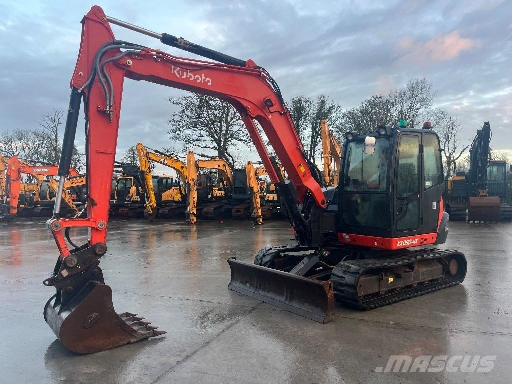 Kubota KX 080-4 Midi rýpadlá 7 t - 12 t