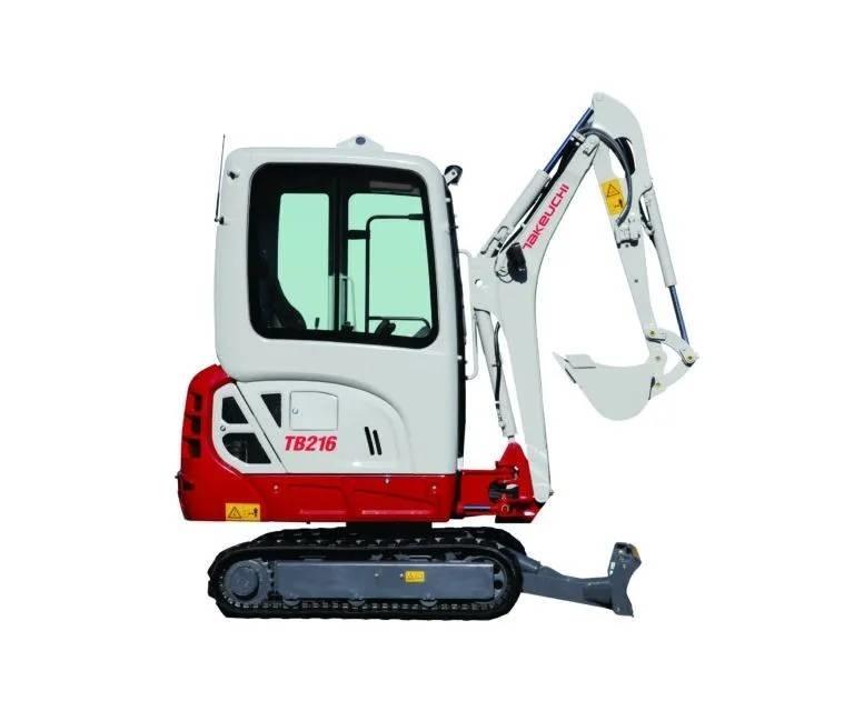 Takeuchi TB216 Mini rýpadlá < 7t