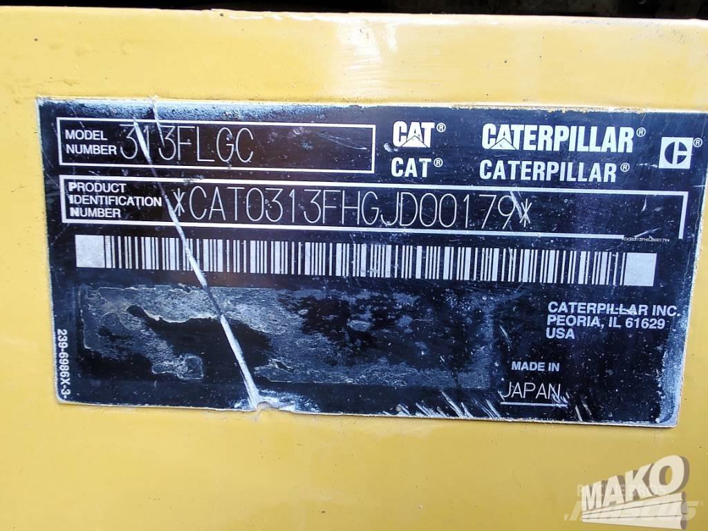CAT 313 Pásové rýpadlá