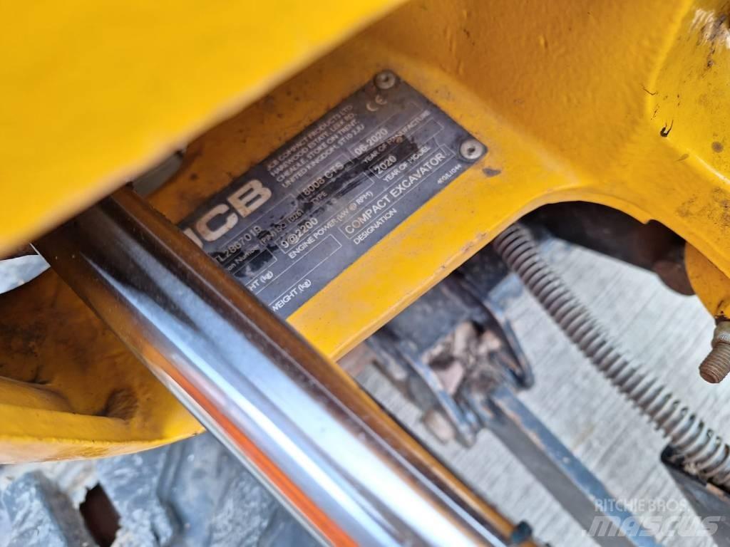 JCB 8008 Mini rýpadlá < 7t