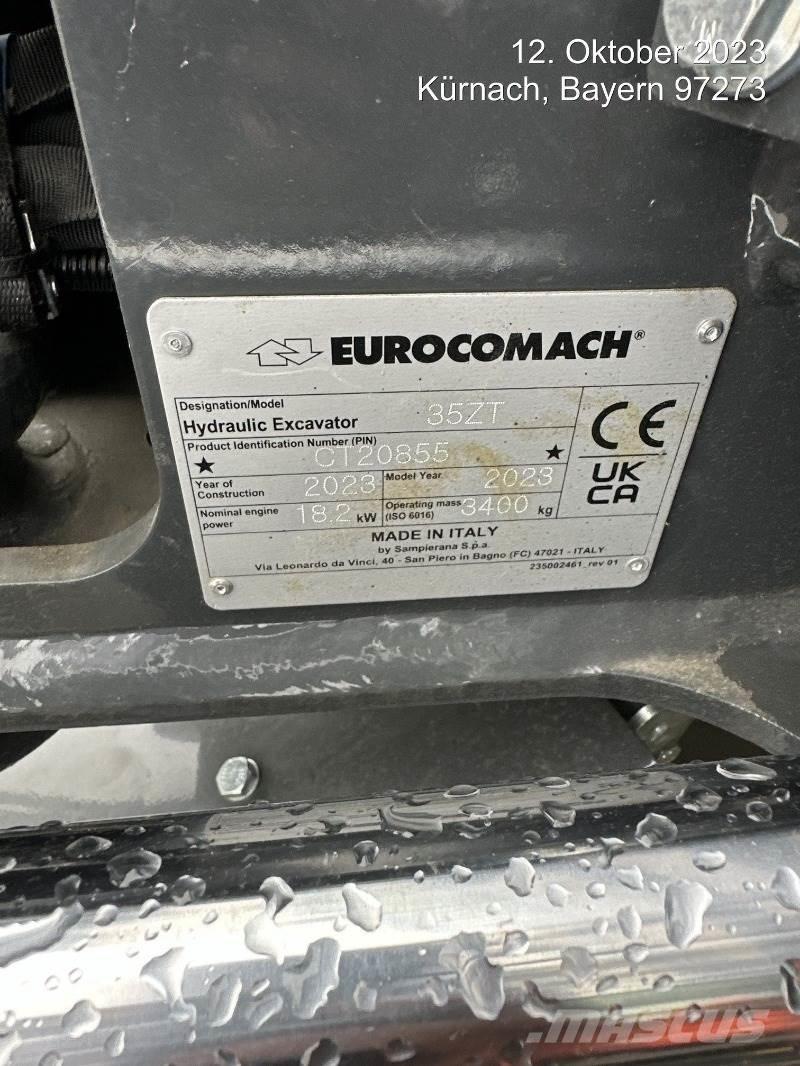Eurocomach 35ZT Mini rýpadlá < 7t